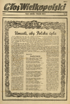 Głos Wielkopolski. 1945.11.01 R.1 nr246
