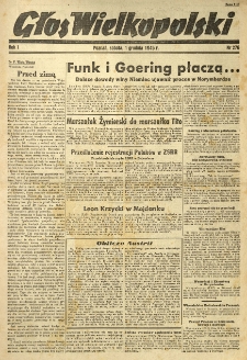 Głos Wielkopolski. 1945.12.01 R.1 nr276