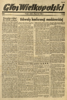 Głos Wielkopolski. 1945.12.29 R.1 nr302