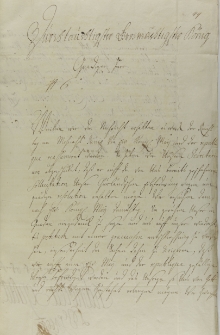 List Charlotty Zofii książnej kurlandzkiej do króla Augusta II