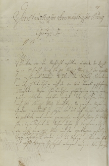 List Charlotty Zofii książnej kurlandzkiej do króla Augusta II