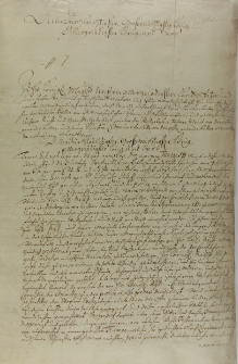 Prośba szlachty kurlandzkiej do króla Augusta II