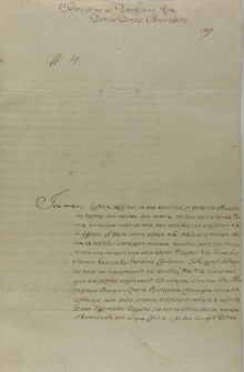 List Ferdynanda księcia Kurlandii do króla Augusta II