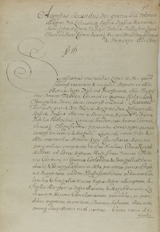 Extractum ex Metrica Regni Investiturae Illustrissimi Ducis Curlandiae, 03.06.1693