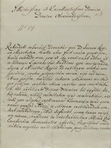 List Ferdynanda księcia Kurlandii, Erfurt 18.05.1710