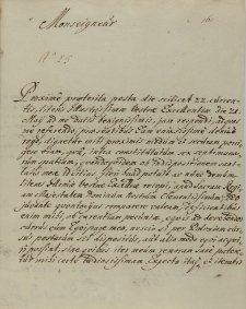 List Ferdynanda księcia Kurlandii do Jana Sebastiana Szembeka, Landeck 25.07.1710