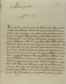 List Ferdynanda księcia Kurlandii do Jana Sebastiana Szembeka, Gdańsk 28.01.1711