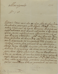 List Ferdynanda księcia Kurlandii do Jana Sebastiana Szembeka, Gdańsk 18.02.1711