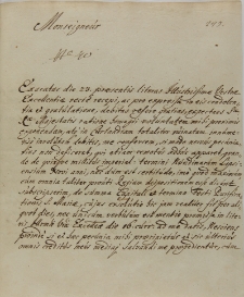 List Ferdynanda księcia Kurlandii do Jana Sebastiana Szembeka, Gdańsk 28.02.1711