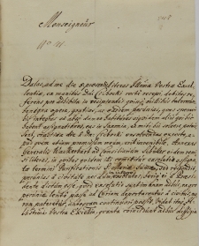 List Ferdynanda księcia Kurlandii do Jana Sebastiana Szembeka, Gdańsk 11.03.1711