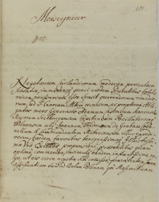 List Ferdynanda księcia Kurlandii do Jana Sebastiana Szembeka, Gdańsk 31.05.1711