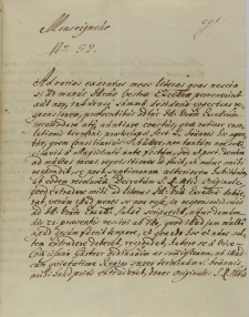 List Ferdynanda księcia Kurlandii do Jana Sebastiana Szembeka, Gdańsk 25.07.1711
