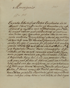 List Ferdynanda księcia Kurlandii do Jana Sebastiana Szembeka, Gdańsk 01.09.1711