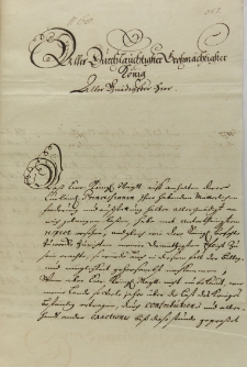 List Ferdynanda księcia Kurlandii do króla Augusta II, 13.07.1712