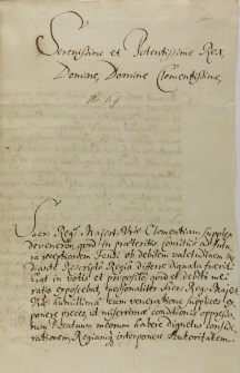 List Ferdynanda księcia Kurlandii do króla Augusta II, 04.01.1713