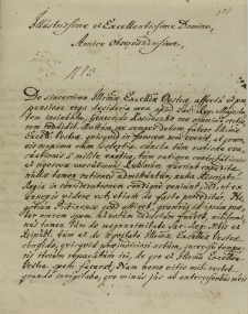 List Ferdynanda księcia Kurlandii do Jana Sebastiana Szembeka, Gdańsk 19.04.1713