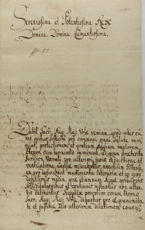 List Ferdynanda księcia Kurlandii do króla Augusta II, Gdańsk 23.09.1713