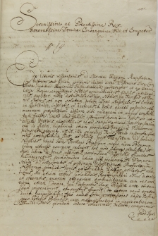 List Charlotty Zofii księżnej Kurlandii do króla Augusta II, 02.08.1714