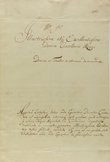 List szlachty piltyńskiej do kanclerza wielkiego koronnego, Mitawa 22.10.1715