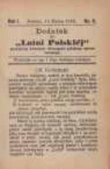 Dodatek do "Lutni Polskiej" poświęcony kwestyom dotyczącym polskiego śpiewu ludowego 1885.03.15 R.1 Nr6