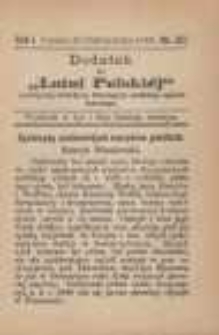 Dodatek do "Lutni Polskiej" poświęcony kwestyom dotyczącym polskiego śpiewu ludowego 1885.10.15 R.1 Nr20