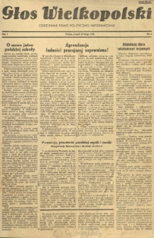 Głos Wielkopolski. 1945.02.20 R.1 nr4