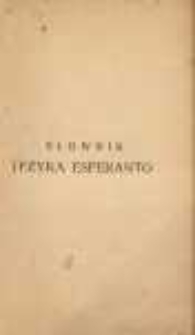 Słownik języka esperanto