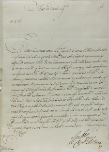 List kardynała Annibale Albaniego do Jana Sebastiana Szembeka, Rzym 10.06.1720