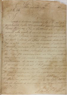 List kardynała S. Clementi do Jana Sebastiana Szembeka, Rzym 22.12.1722