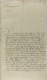 List kardynała Giuseppe Accoramboniego do Jana Sebastiana Szembeka, Drezno 15.12.1723