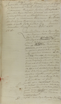 Projekt instrukcji dla posła do Benedykta XIII wraz z załącznikami 1726