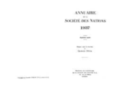 Annuaire de la Société des Nations 1937. Septième année