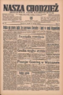 Nasza Chodzież: organ poświęcony obronie interes&oacute;w narodowych na zachodnich ziemiach Polski 1936.02.21 R.7 Nr43