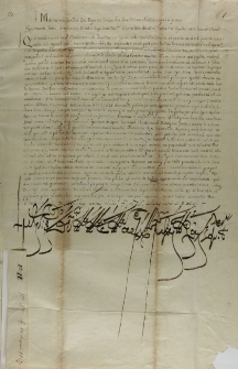 List Melitiusa patriarchy Konstantynopola i Aleksandrii do króla Zygmunta III, 15.08.1591