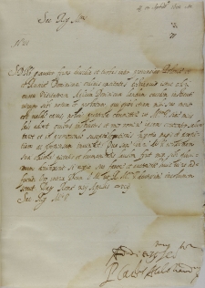 List kardynała Aldobrandiego do króla Zygmunta III, Rzym 13.04.1602