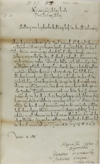 List Stanisława Karnkowskiego arcybiskupa gnieźnieńskiego do króla Zygmunta III, Gniezno 20.02.1602