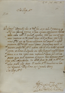 List kardynała Pietro Aldobrandiniego do króla Zygmunta III, Rzym 16.09.1602