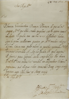 List kardynała Pietro Aldobrandiniego do króla Zygmunta III, Rzym 07.03.1603