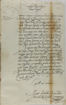 List Martinusa arcybiskupa do króla Zygmunta III, 06.03.1604