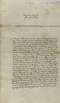 List Adama Pocieja metropolity kijowskiego do krola Zygmunta III, Różanka 25.04.1604