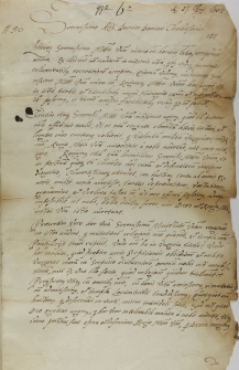 List miast spiskich do króla Zygmunta III, Waralia 17.11.1604