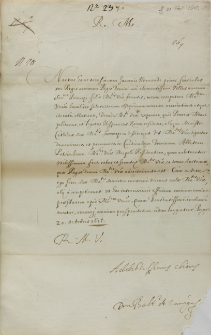 List Baltasara Zunigi posła hiszpańskiego do króla Zygmunta III, Praga 20.10.1615