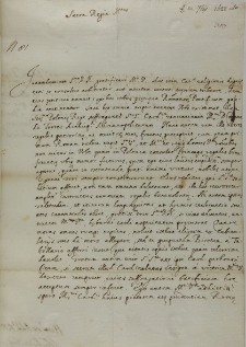 List kardynała Ludovisiego do króla Zygmunta III, Rzym 10.09.1622