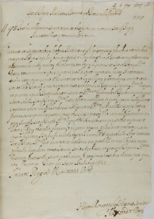 List Alessandro Rangoniego do króla Zygmunta III, Florencja 06.11.1627