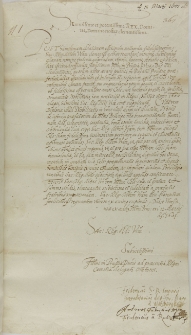 List posłów brandenburskich do króla Zygmunta III, Warszawa 12.03.1601