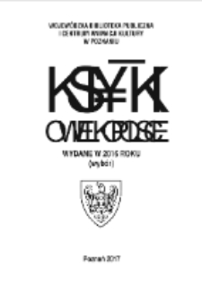 Książki o Wielkopolsce wydane w 2016 roku (wybór)