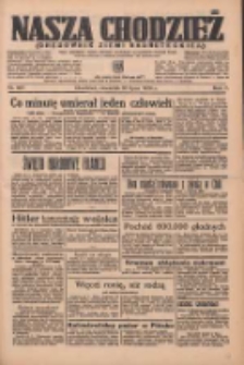 Nasza Chodzież: organ poświęcony obronie interesów narodowych na zachodnich ziemiach Polski 1936.07.16 R.7 Nr163