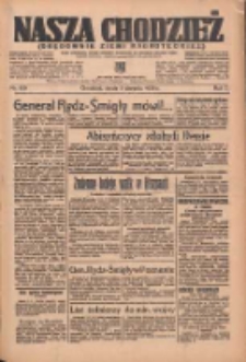 Nasza Chodzież: organ poświęcony obronie interesów narodowych na zachodnich ziemiach Polski 1936.08.05 R.7 Nr180