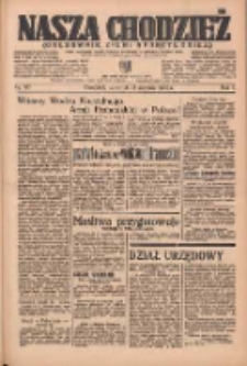 Nasza Chodzież: organ poświęcony obronie interesów narodowych na zachodnich ziemiach Polski 1936.08.13 R.7 Nr187