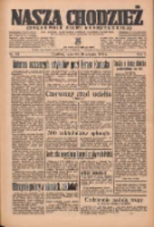 Nasza Chodzież: organ poświęcony obronie interesów narodowych na zachodnich ziemiach Polski 1936.08.20 R.7 Nr192